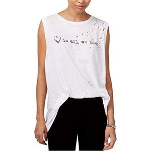 NWT Rachel Roy Women's Graphic Muscle T-Shirt XXL